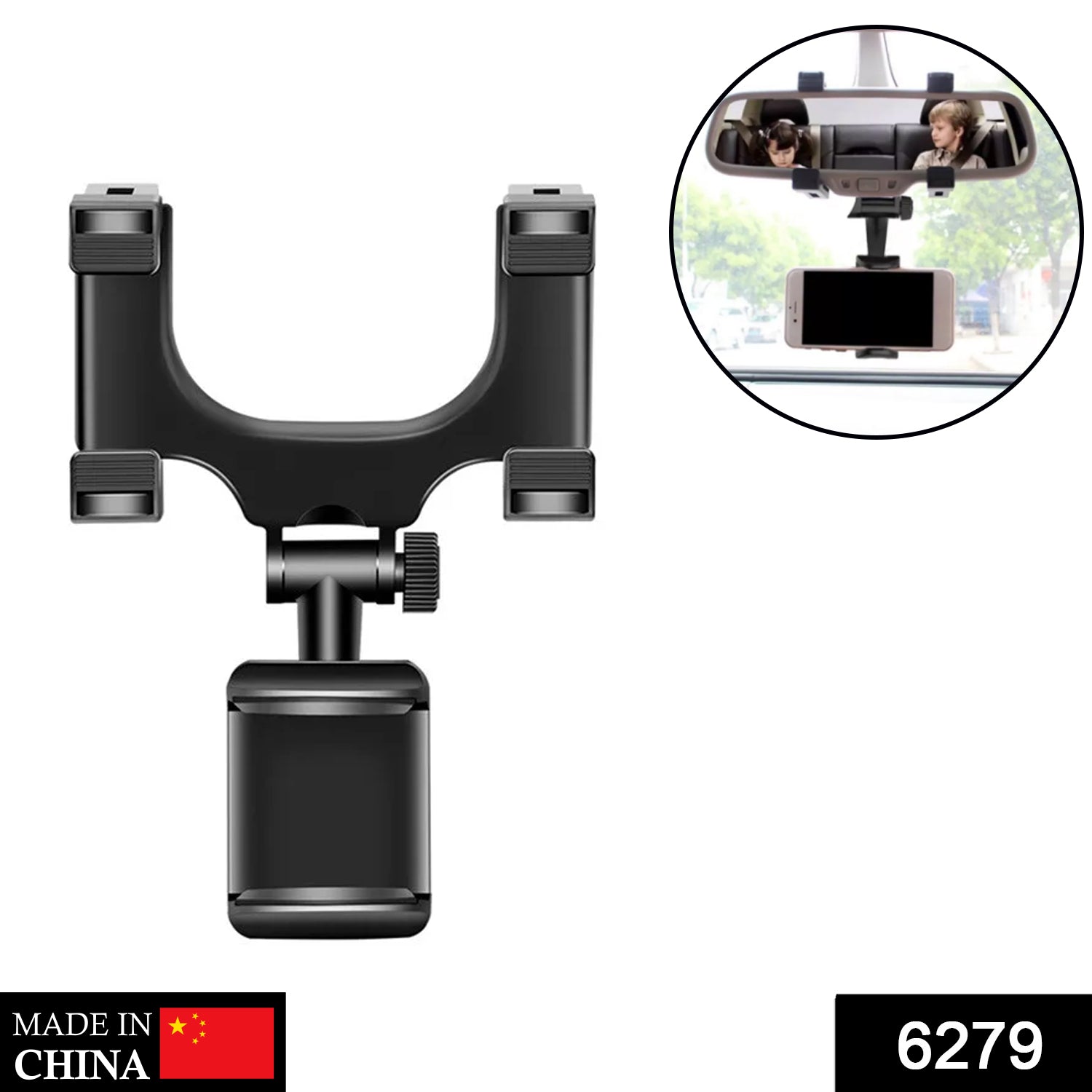 6279 Rear View Mobile Holder Universal Vehicle Rear View Mirror Mobile phone Mount Stand 6279 Rear View Mobile Holder Universal Vehicle Rear View Mirror Mobile phone Mount Stand